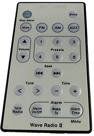 Optik Remote-Control-Ersatz for Bose SoundTouch Wave Radio II System CD Multi-Disc-Spieler