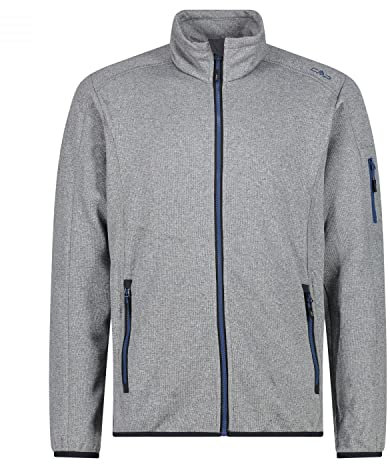 CMP Knith Tech Fleecejacke mit Mesh Art. 30h5887 (58, 30un Glacier-Zement), Eiszement, 58
