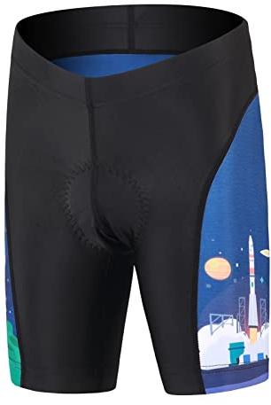 Amur Leopard Enfant Maillot de Cyclisme à Manches Courtes Cuissard avec 3D Coussin de Siège Vêtement de Cyclisme à Séchage Rapide pour Garçon Fille