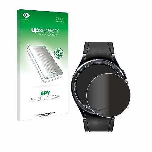 upscreen Blickschutzfolie für Samsung Galaxy Watch 6 Classic | (43 mm) Anti-Spy Displayschutz Made in Germany Privacy Screen Protector Sichtschutz Blaulichtfilter Klare Folie