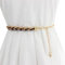 FAIRYGATE Damen Gürtel Fashion Kettengürtel Taillengürtel Taillenkette Bauchkette Hüftgurt Metall Elegantes für Kleid, DA6411