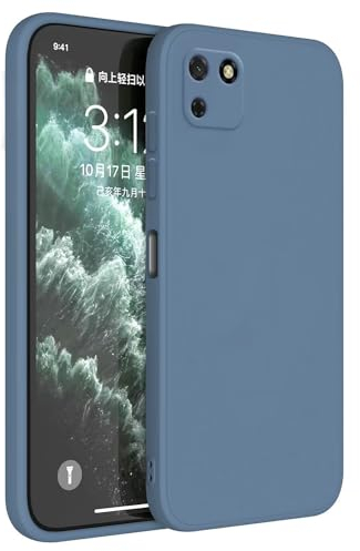 HAFFAN TPU Silikon Hülle kompatibel mit Huawei Y5p (5.45), Handyhülle Schutzhülle - Lavendelgrau