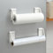 RJSQAQE Magnetic Paper Towel Holder,Multifunctional Paper Towel Bar with Magnetic Backing,Toilet Paper Roll Holder Magnetic Paper Towel Rack for Kitchen Refrigerator