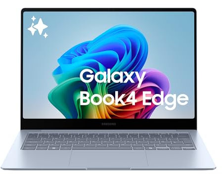Samsung Laptop Galaxy Book4 Edge, Display 14 Zoll, Windows 11, Snapdragon Elite X, 16 GB RAM, 512 GB SSD, Sapphire Blue
