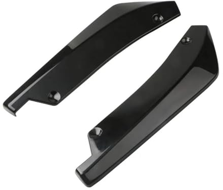 Auto Frontspoiler Lippe Auto Vorne Stoßstange Hinten Streifen Lip Spoiler Diffusor Splitter Für Mercedes Für Benz Für W211 W203 W204 W210 Für W124 Für AMG W202 Frontspoiler Stoßfängerlippe(Color:Schwa