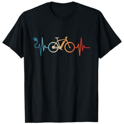 Elektrofahrrad Herzschlag E-Bike T-Shirt