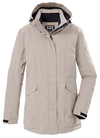 Killtec Damen Damen Jacke Funktionjacke/Outdoorjacke wasserdicht mit abzippbarer Kapuze