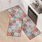 ABCDipper Juego de 2 Alfombrillas de Cocina Antideslizantes, Lavables, para Oficina,Lavandería, Dormitorio, Pasillo, Comedor y Entrada