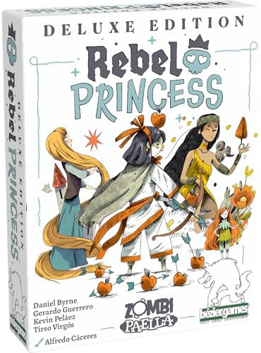 Rebel Princess Deluxe Edition, ultimative Mischung aus Thema und Strategie, schnelllebiges süchtig machendes Kartenspiel, perfekt für Spielabende – 3 + Spieler, ab 15 Jahren, 45 Minuten – von The