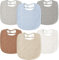 Susurration Lätzchen Baby Musselin Halstuch Baby Weiche Verstellbare Quadratische Sabberlätzchen 6 pack für Unisex Mädchen & Jungen (Mehrfarbig)