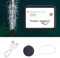 Editbar Pompe à air d'aquarium - Rechargeable par USB - 3 niveaux de contrôle du flux d'air - Étanchéité IPX7 - Silencieuse - Avec tuyau d'air et pierre à air - Idéal pour la pêche en plein air et les