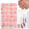Virellay 360 Stück French Press on Nails Mandel Kurz, Alomnd Künstliche Nägel Zum Aufkleben French mit 2 Pcs Nagelöl Stift, Nail Tips Almond, Kurz Fake Nägel Französisch für Frauen DIY
