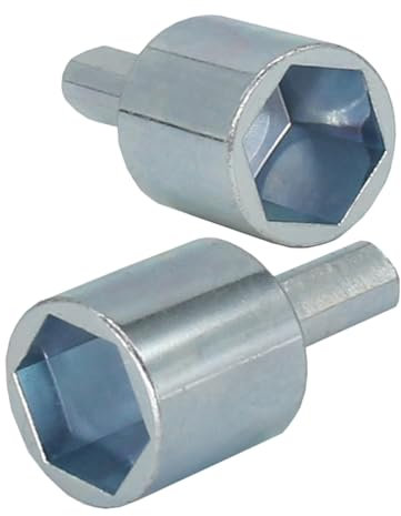 PRETYZOOM 2Stücke Scherenheber Adapter Für Bohrmaschine Aus Passend Für Sechskant Robustes Zubehör Für Trailer Einfache Installation