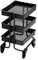 TOBBOMEY Chariot en Fer forgé simulé transpalette Manuel modèle de Mini Chariot de Stockage décor de Mini Chariot de Rangement Alimentation de Bricolage Le Fer Black