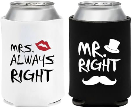 Bierdose Kühlerhülsen-Lustige Paare Neopren-Wraps, isolierte Flaschenabdeckungen, weicher Anti-Rutsch-Griff, langlebige Getränkehalter | Wiederverwendbares Soda können Ärmeln für Reisen, Gartenversamm