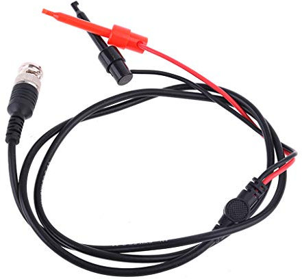 Grabbers Concentric Cable to Double Testing Plunger Hook Oscilloscope Probes Clip Test Cord for Testing Work