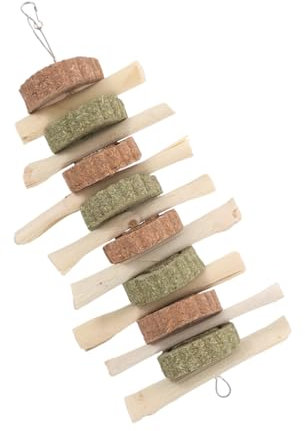 BESPORTBLE Süße Bambus-kaustäbchen Für Kaninchen, Natürliches Kauspielzeug Für Häschen Zum Zähneknirschen, Kleintier-Snack Für Chinchillas, Meerschweinchen, Hamster Und Eichhörnchen