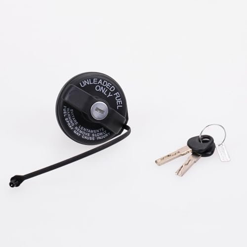 SZTMYVUW kraftstofftankdeckel Kompatibel Mit FIAT 500 Für Bravo Für Doblo Für Ducato Für Idea Für Punto Mk2B 71802520 Tankdeckel Mit 2 Schlüsseln