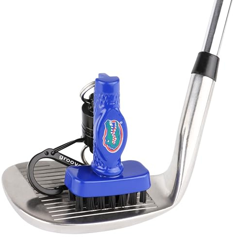 Grooveit Official miniG NCAA Team Golf Brush - A-380 Aluminum (University of Florida)
