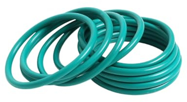 5 Stück 60x70x5mm grüne Fluorkautschuk-ölbeständige Dichtungs-O-Ringe, Innendurchmesser 60mm, AD 70mm, Querschnittsdurchmesser 5mm