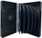 5 custodie da 12 posti per cd e dvd, spessore 39mm con tasca trasparente per copertina