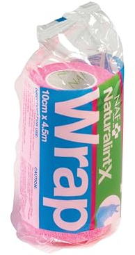 NAF NaturalintX Wrap – Self-Adhesive Cohesive Horse Bandage for Wounds | ASSORTED COLOURS: Self-adhesive cohesive bandage for horses, ideal for wound dressings, poultices and injury protection