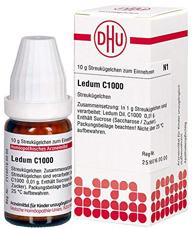 DHU Ledum C1000 Streukügelchen, 10 g Globuli