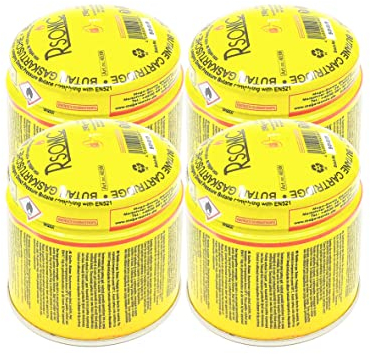 Rsonic® 190g Stechkartusche Gaskartusche Campingbedarf x 4