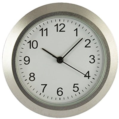 OFFORM Einsteck-Uhrwerk aus Metall Ø 36,5 mm Quarz-Uhrwerk Einbauuhr Modellbau-Uhr Nr.8067