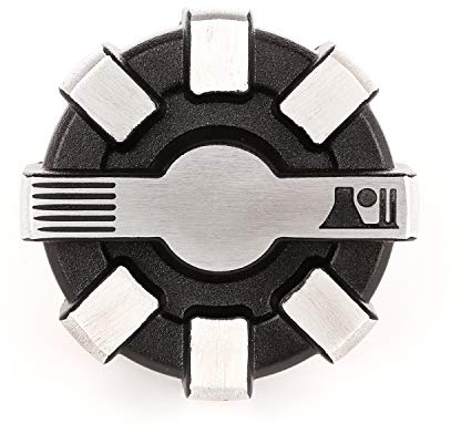 Rugged Ridge 11229.11 Elite Tankdeckel, gebürstetes Aluminium, für Jeep Wrangler & Gladiator JK/JL/JT