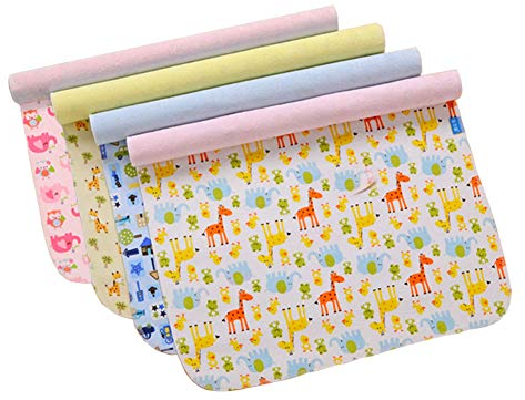 Wickelunterlage, yworld Baumwolle Bambus Faser atmungsaktiv wasserdicht Wickelunterlagen waschbar wiederverwendbare Windeln Liners Mats(11.8x18in)