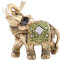 Hztyyier Elefant Statue, Feng Shui Glückselefant Figuren, Dekoelefant Skulptur für Home Office Dekoration (L)