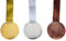 Henecka 🥇 🥈 🥉 Medaillen, Helden Medaillen mit individuellem 50 mm Sport-Jubiläum-Motiv-Emblem & Wunschgravur, inklusive Halsband, wählbar in Gold, Silber, Bronze (Gold)