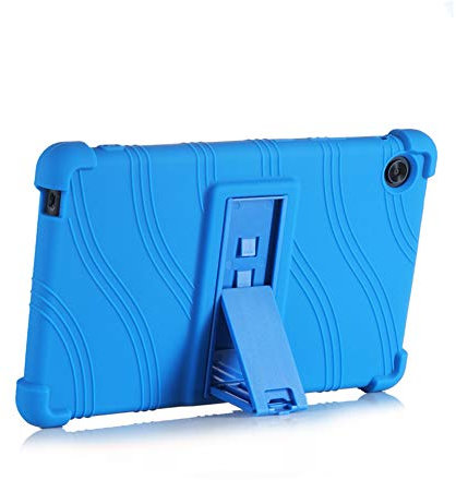 ZONLIN Generico Custodia Cover per Huawei 2020 Mate Pad T8 KOB2-L09 / W09 Tablet da 8 Pollici, Custodia Tablet in Silicone con Supporto, Blu