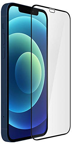 HQ-CLOUD lot de 2 Verres Trempés Pour IPHONE 12 MINI .Film de Protection d'écran Couverture Complète Noir - Anti Rayures - Ultra Résistant Dureté 9H