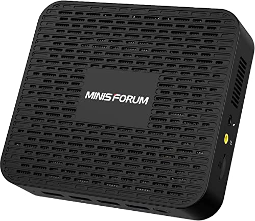 MINIS FORUM GK41 Mini PC 8 Go DDR4 256 Go SSD avec processeur Celeron J4125, 4 x Ports USB 3.0, 2 x Support HDD Ethernet Gigabit, HDMI 4K @ 60 Hz, DisplayPort Dual Band WiFi BT 4.2