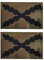Reflectante infrarrojo IR Español Royal Tercios Bandera de Cruz de Borgoña Patch, España Bandera DIY Emblema Moral Táctico Militar Brazalete Insignias Parches Decorativos Apliques