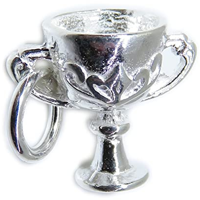 Tasse - Calice - Trophée breloque en argent sterling .925 x 1 Tasses & Trophées breloques