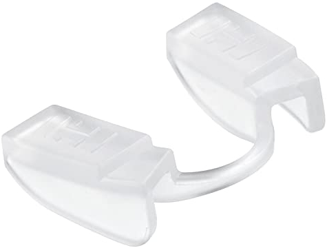 Gewichtheben-Mundstück für Fitness und Fitnessstudio, Powerlifting Mundschutz alle Arten von Kraftsportarten, niedriger Kiefer, kein Kontakt (1PACK CLEAR)