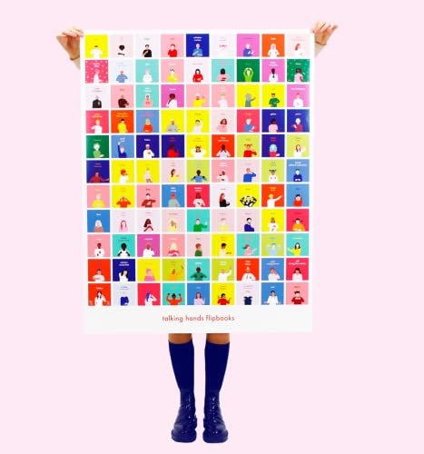 talking hands Flipbooks: Poster für zuhause oder Kindergarten mit Gebärden/Gebärdensprache in A1