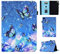 Vaitasy Funda para Samsung Galaxy Tab A 10.1 Pulgadas 2019 (SM-T510/ SM-T515), Soporte Múltiple Ángulo con Ranura para bolígrafo Cover para Galaxy Tab A 10.1 2019 - Mariposa