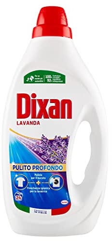 Dixan Detrsivo Lavatrice Liquido Lavanda 24 Lavaggi, 1080ml