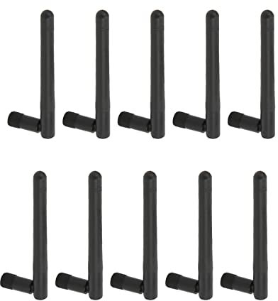 10Pcs WiFi Antenna, SMA Male Antenna High Gain Antenna for PC Desktop Computer PCI PCIe Wireless Network Router