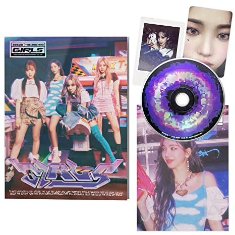 aespa - 2nd Mini Album [Girls] (REAL WORLD Ver.) Photo Book + CD-R + Sticker + Folded Poster + Polaroid Card + Photo Card + Poster + 2 Pin Button Badges + 4 Extra Photocards