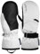 Reusch Helena R-TEX XT Mitten extra warme, wasserdichte, Winddichte und atmungsaktive Fäustlinge Fausthandschuhe Winterhandschuhe Schneehandschuhe Skihandschuhe für Damen, Weiß/Schwarz, 7