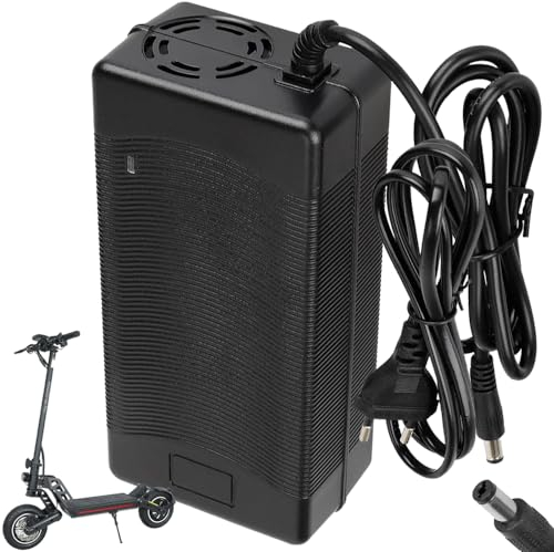 VOLOHAS 54,6V 2A Chargeur de Batterie pour KUGOO G2 Pro, Kugoo G1, Soflow SO4 Pro, VMAX VX2 Pro/St Trottinette électrique, Cyrusher XF690 Maxs, Bird Vélo électrique Alimentation 48 V AC Universelle