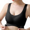 Holiday Essentials K Cup Bras for Women Full Coverage Backless Bra Plus Size Front Clasp Wireless Cotton Vest Bra Non Padded Bandeau Bra Gifts for Her Sale Clearance Black