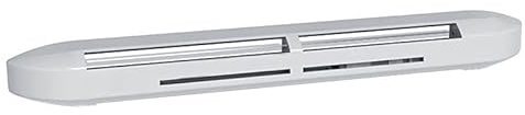 Akustischer hygrorglierbarer Lufteingang 37dne 5-45m³ Isola hy Anjos weiß - 420x45x40 mm - 0690