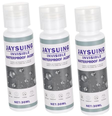 DOITOOL Lot de 3 Scellants Imperméabilisants en Spray de 30 Ml pour Carrelage Salle de Bain Mur Toit Réparation de Fuites
