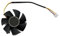 WOMELF FS1250-S2053A 47mm DC12V 0.19A 3Pin GTX1050 Compatible For GIGABYTE GTX 1030 1050 1050Ti OC Low Profile 750 Ti Graphics Card Cooling Fan
